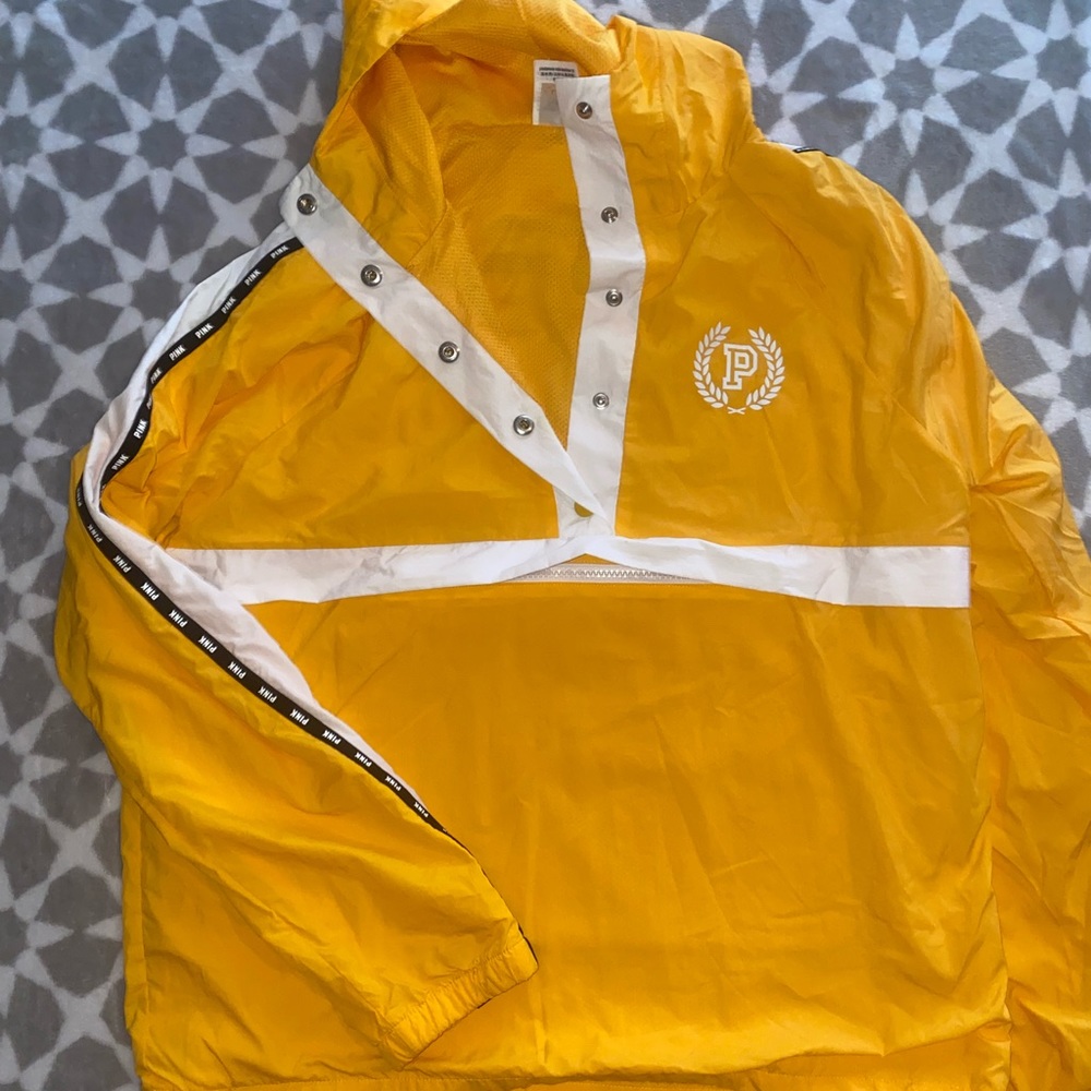 PINK yellow windbreaker